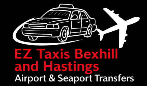 EZ Taxis Bexhill and Hastings logo – Airport and Seaport Transfers in East Sussex.